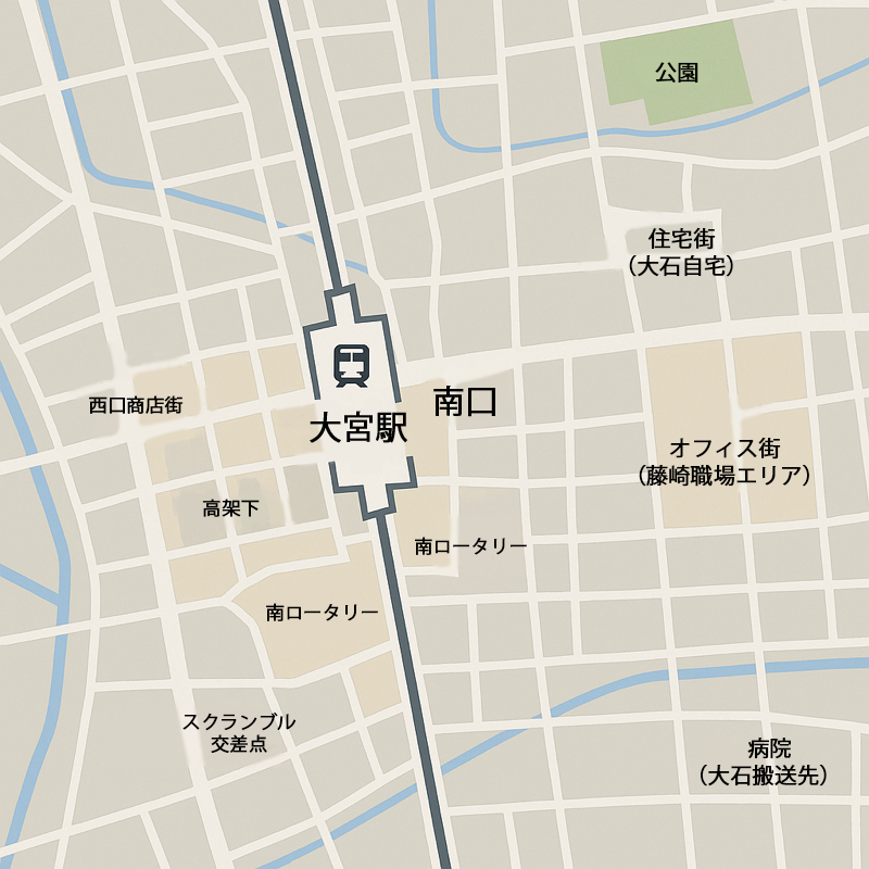 大宮駅周辺の地図